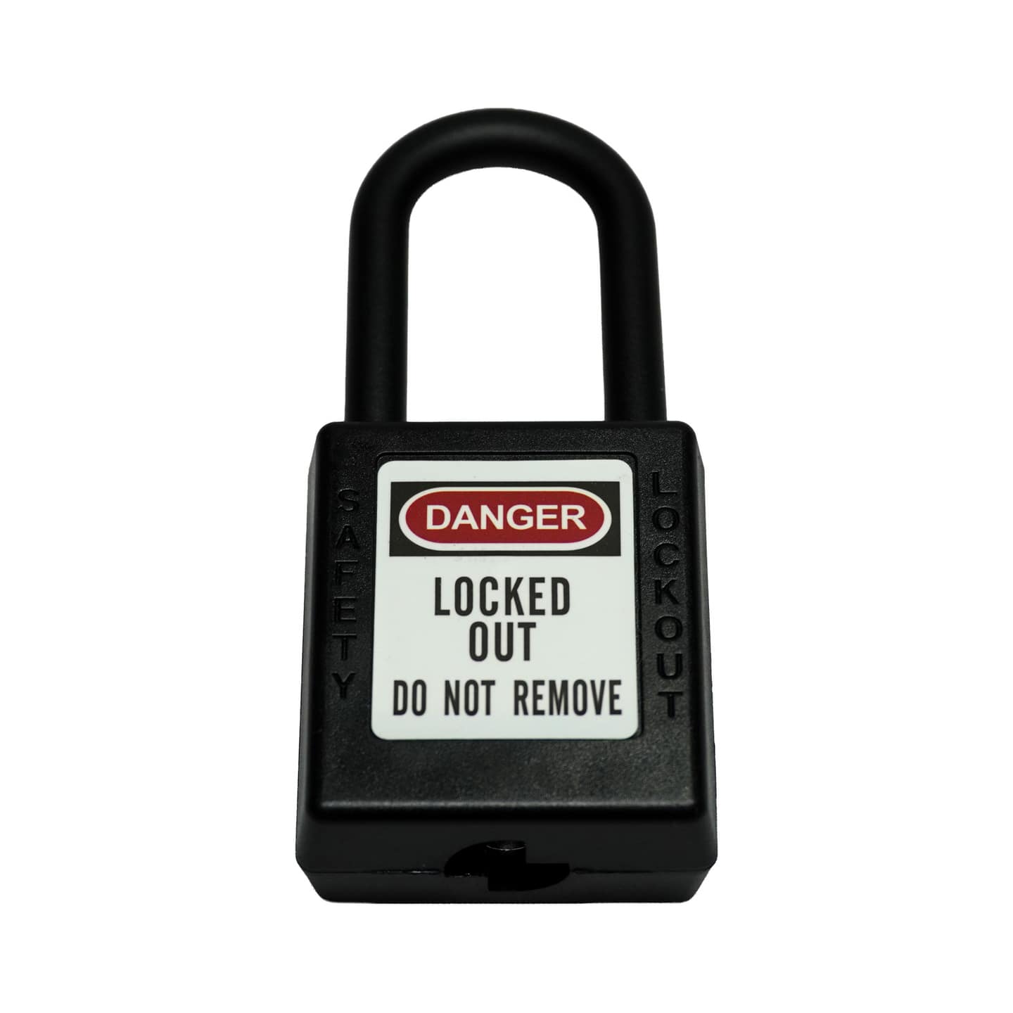 Safety Padlock - Black / Nylon Shackle product photo 1