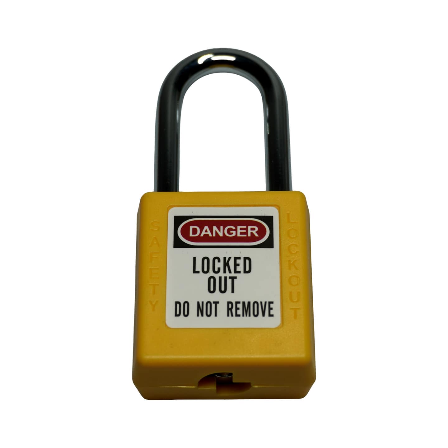 Safety Padlock - Yellow / Steel Shackle product photo 1