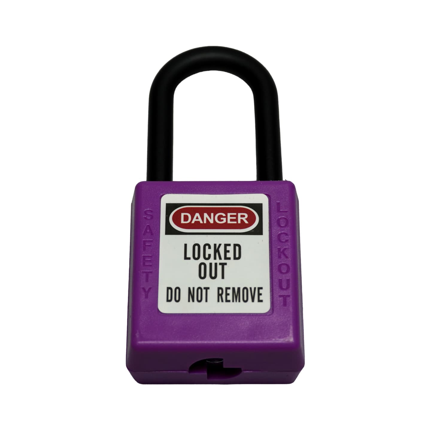 Safety Padlock - Purple / Nylon Shackle product photo