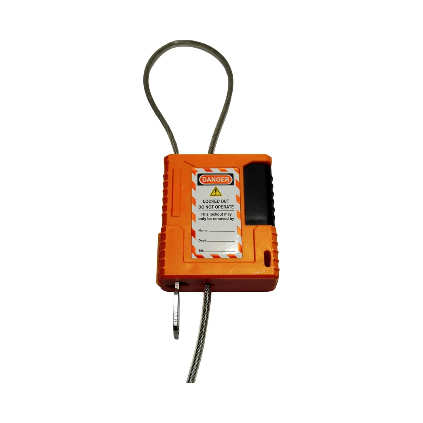 1m Lockable Wire Rope — Orange product photo 1