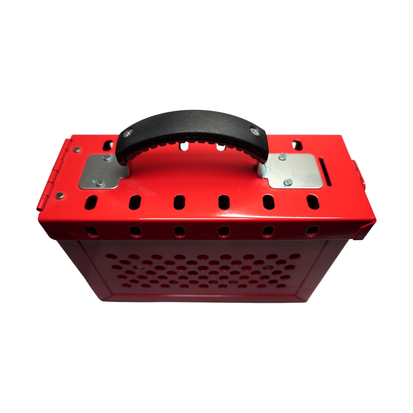 Perforated Window Lockbox — 12 Hole Key Insert Drop Box product photo 1