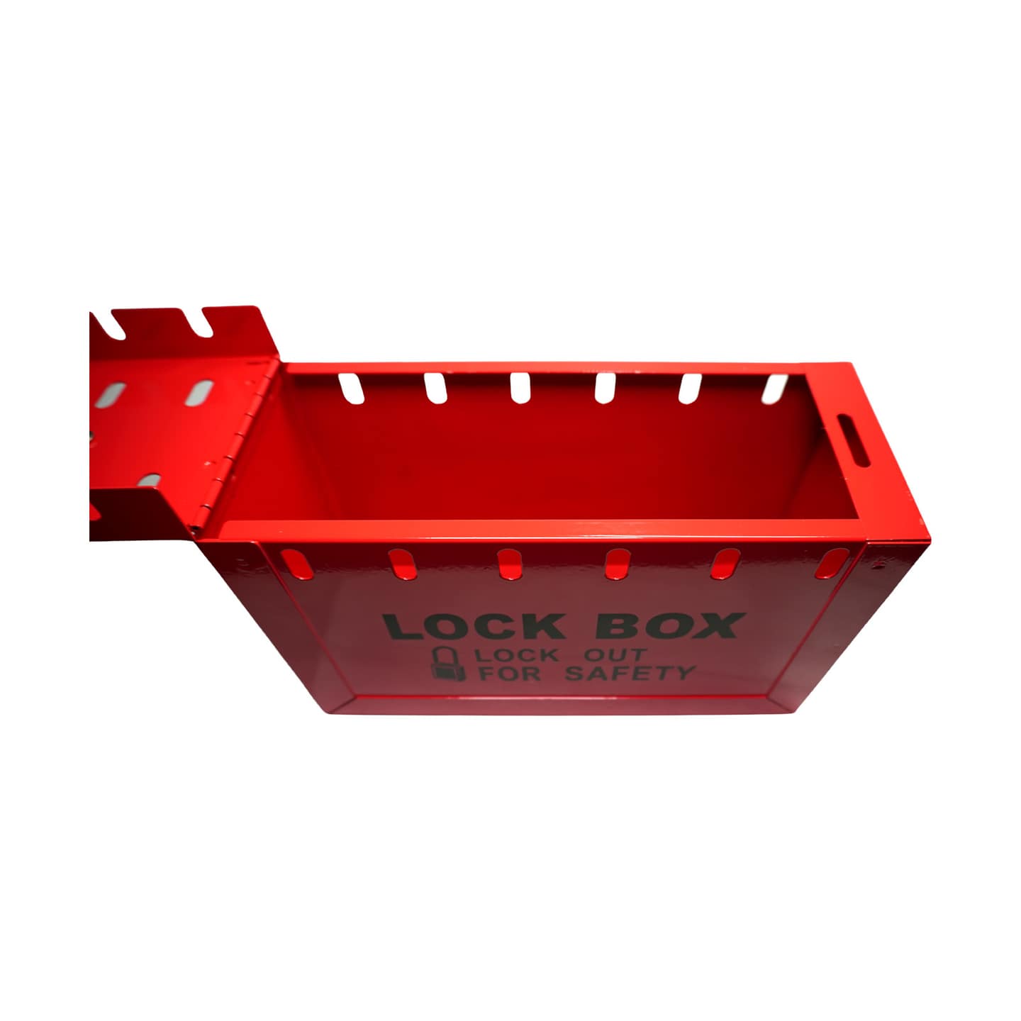 Slim Line Handle Solid Wall Lockbox — 12 Hole Key Insert Drop Box product photo 1
