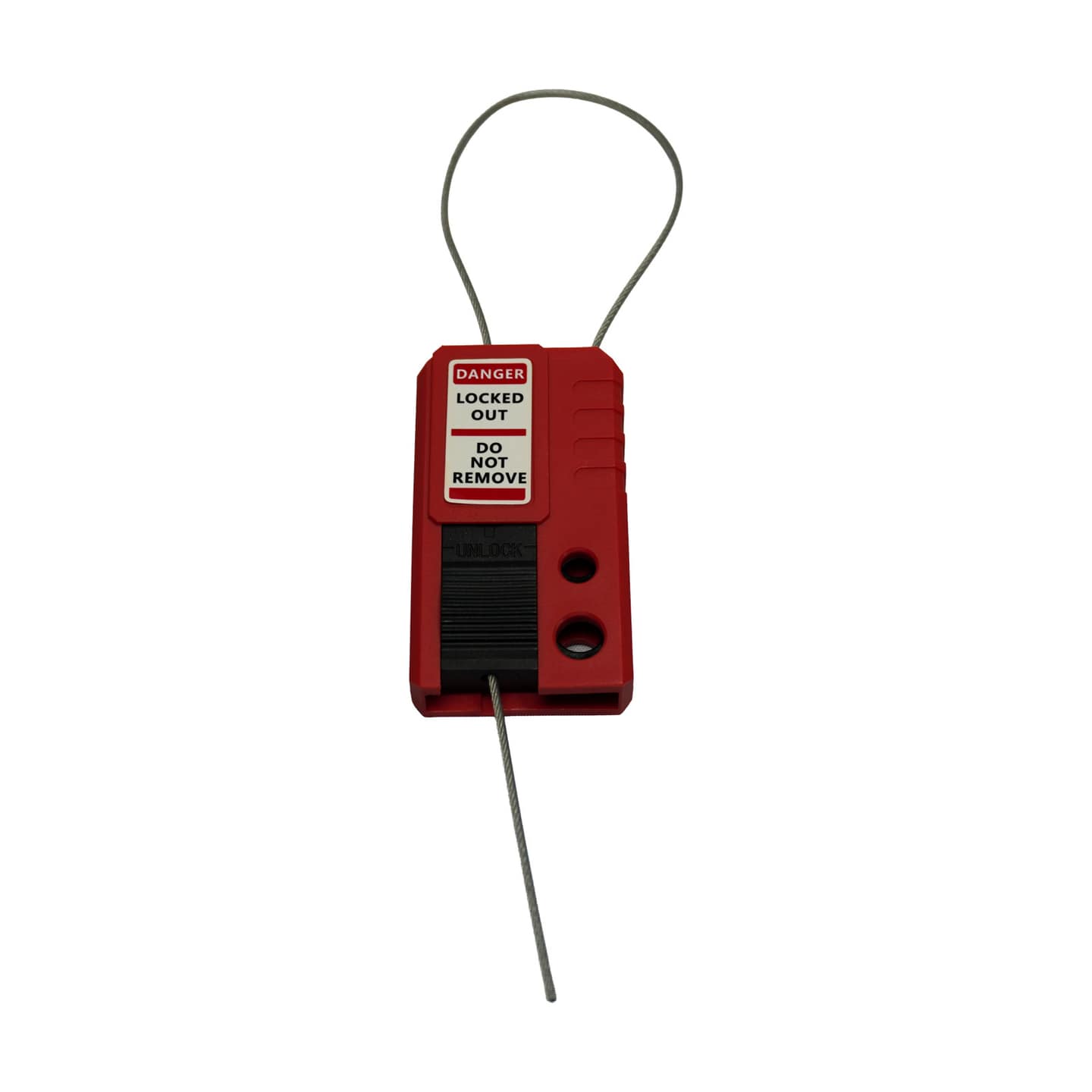 Mini Cable Lockout — Red product photo 1