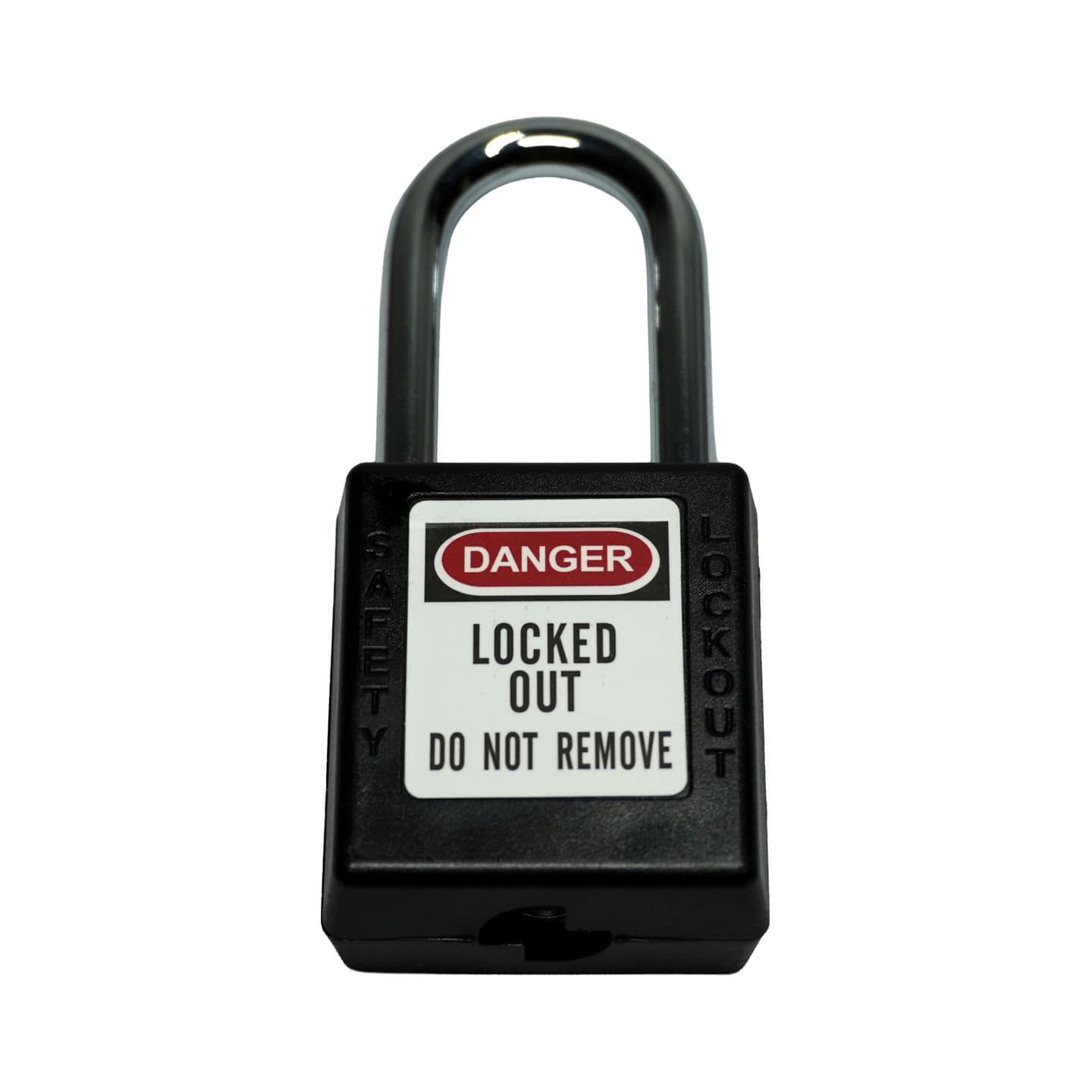 Safety Padlock - Black / Steel Shackle product photo 1
