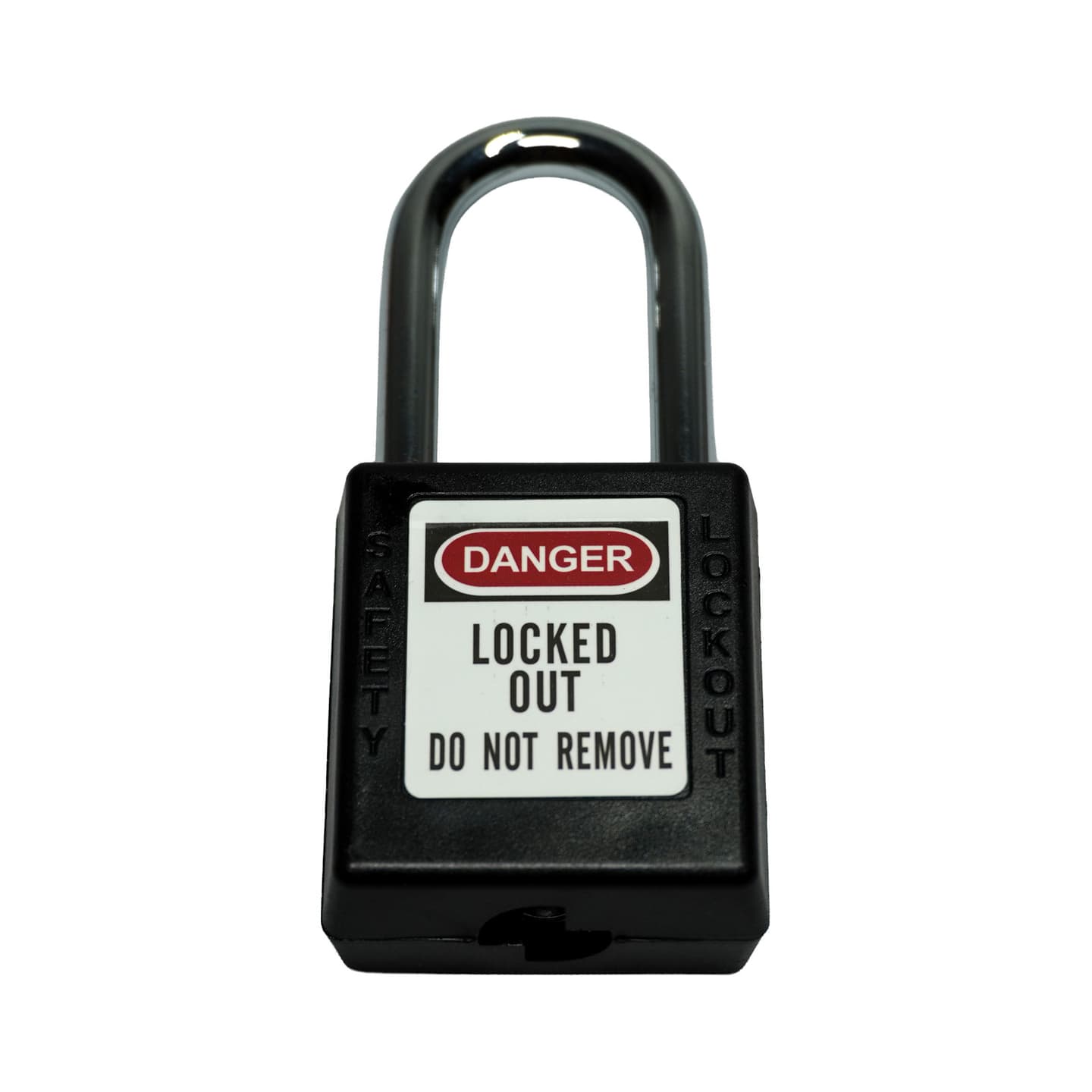 Safety Padlock - Black / Steel Shackle product photo