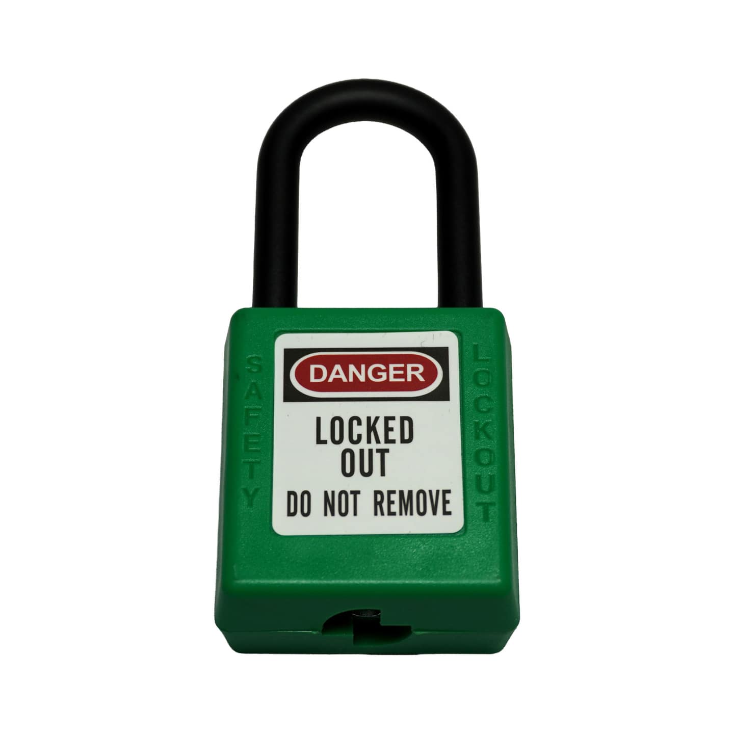Safety Padlock - Green / Nylon Shackle product photo 1