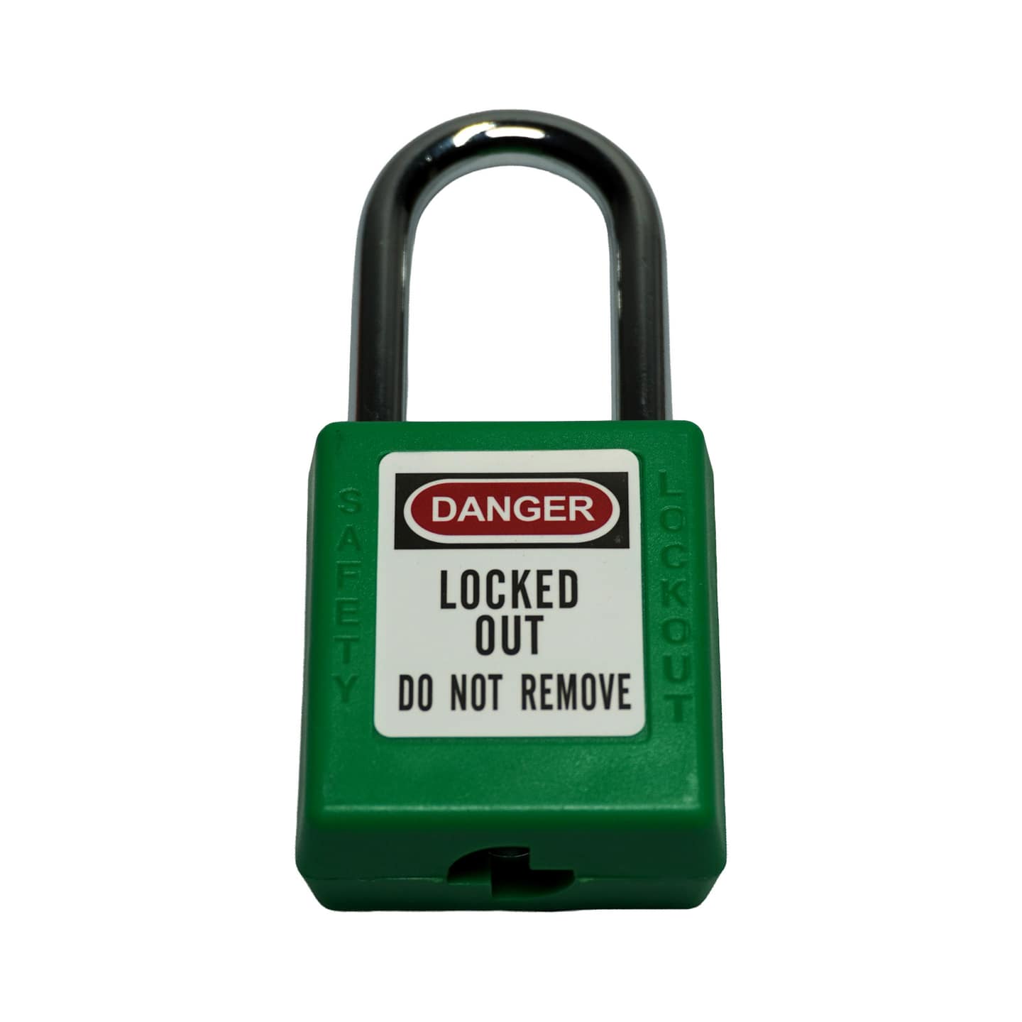 Safety Padlock - Green / Steel Shackle product photo 1