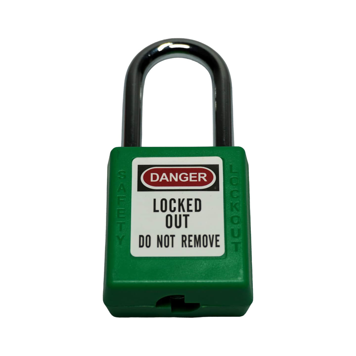 Safety Padlock - Green / Steel Shackle product photo