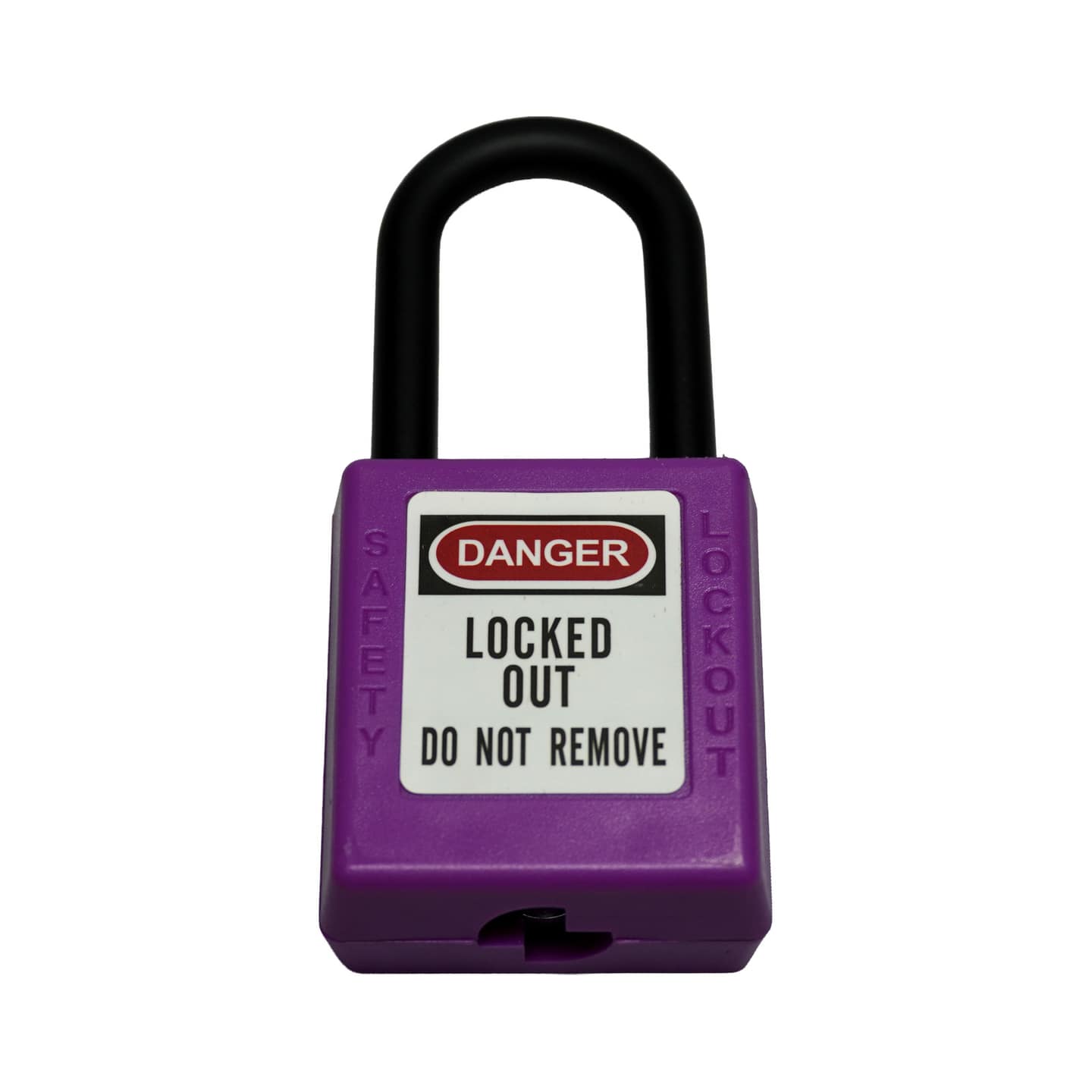 Safety Padlock - Purple / Nylon Shackle product photo 1