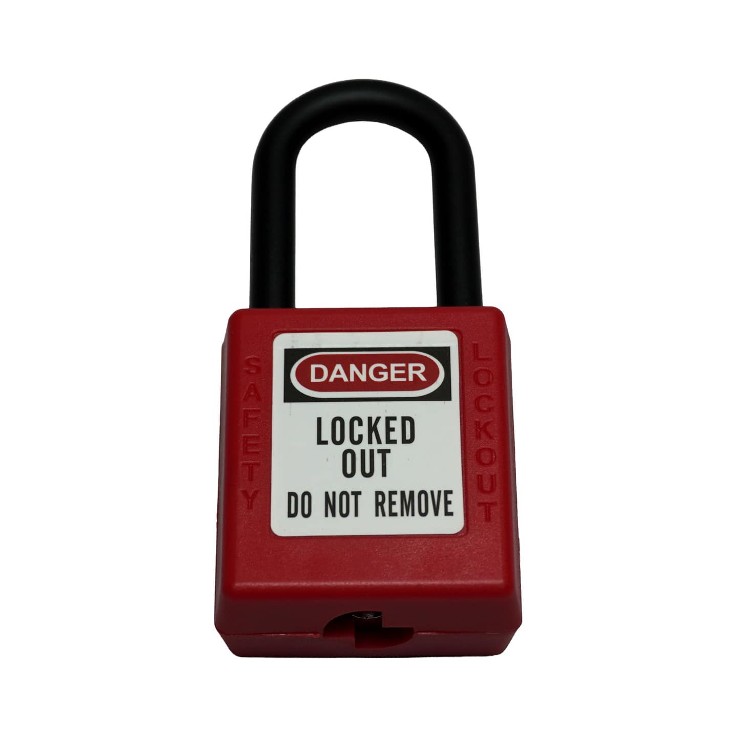 Safety Padlock - Red / Nylon Shackle product photo 1