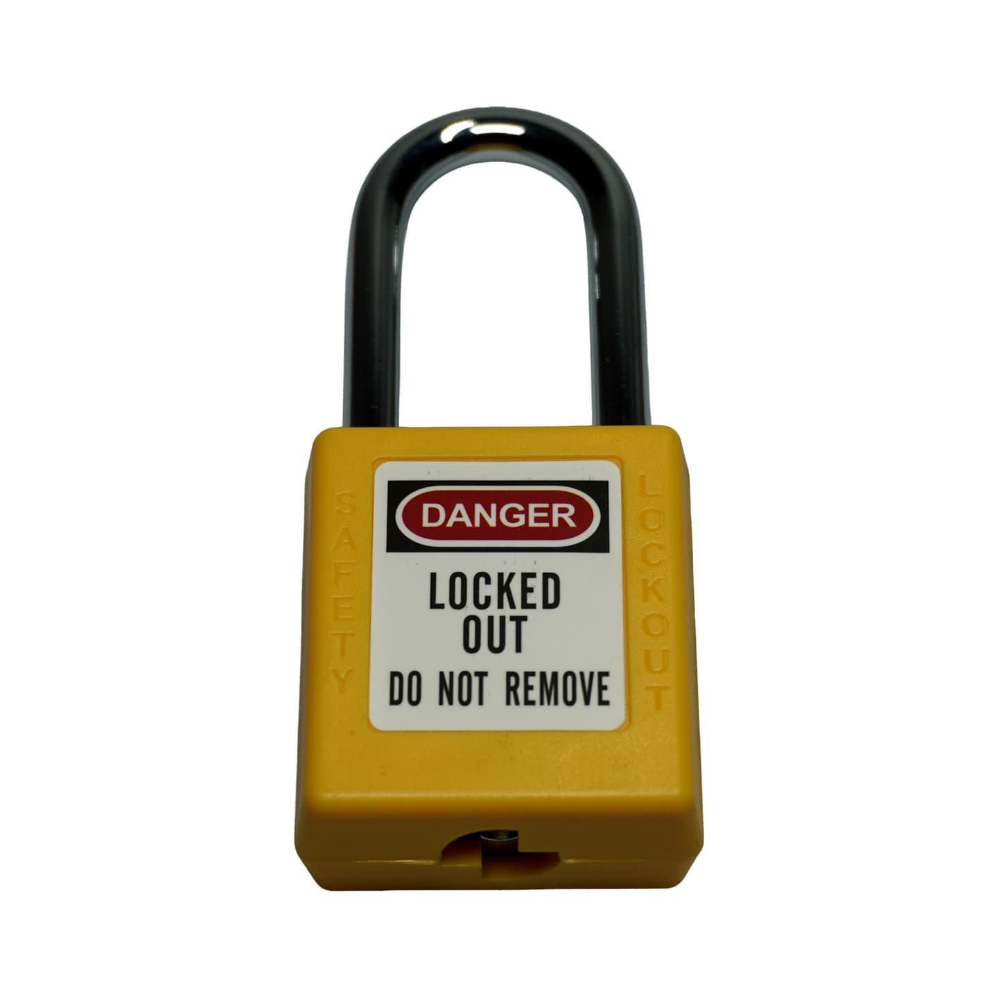 Safety Padlock - Yellow / Steel Shackle product photo