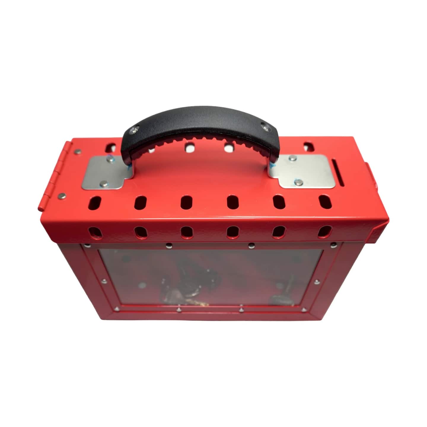Clear Window Lockbox — 12 Hole Key Insert Drop Box product photo