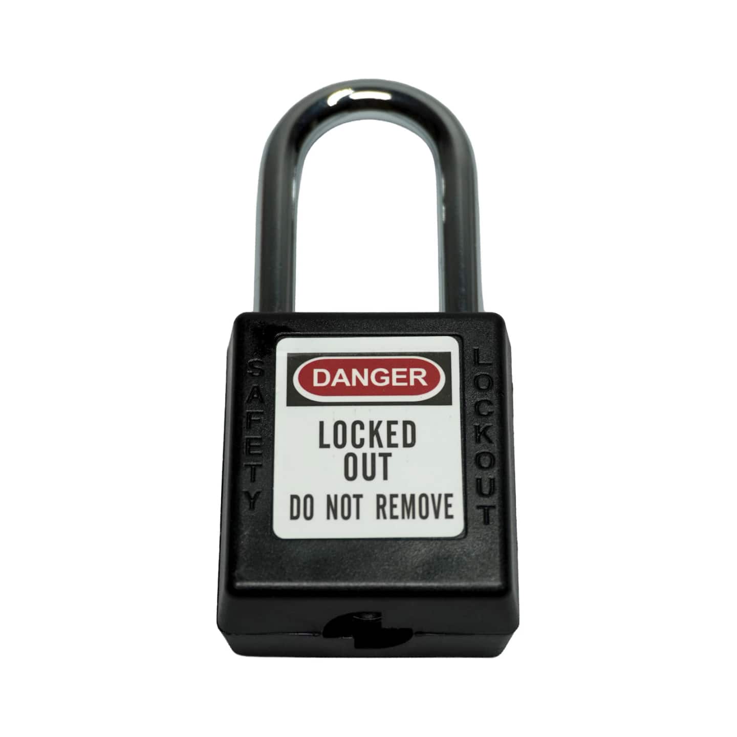 Safety Padlock - Black / Steel Shackle product photo