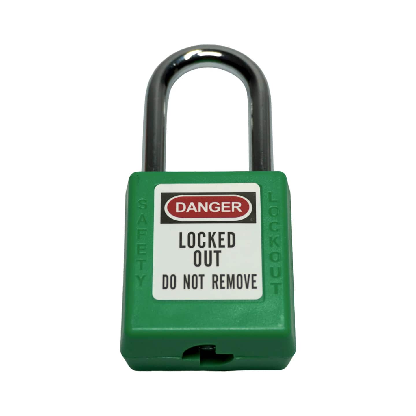 Safety Padlock - Green / Steel Shackle product photo