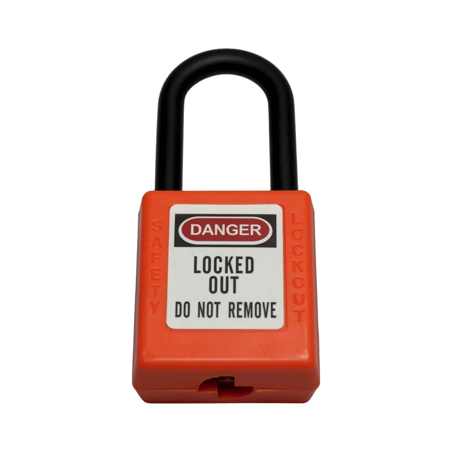 Safety Padlock - Orange / Nylon Shackle product photo