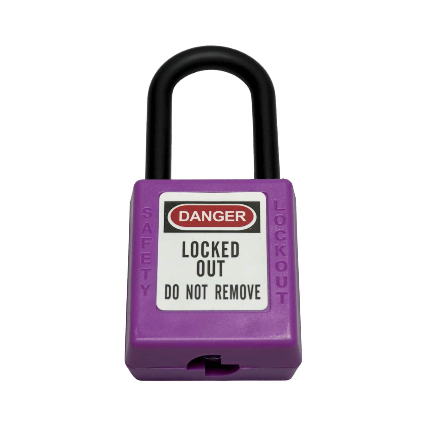 Safety Padlock - Purple / Nylon Shackle product photo
