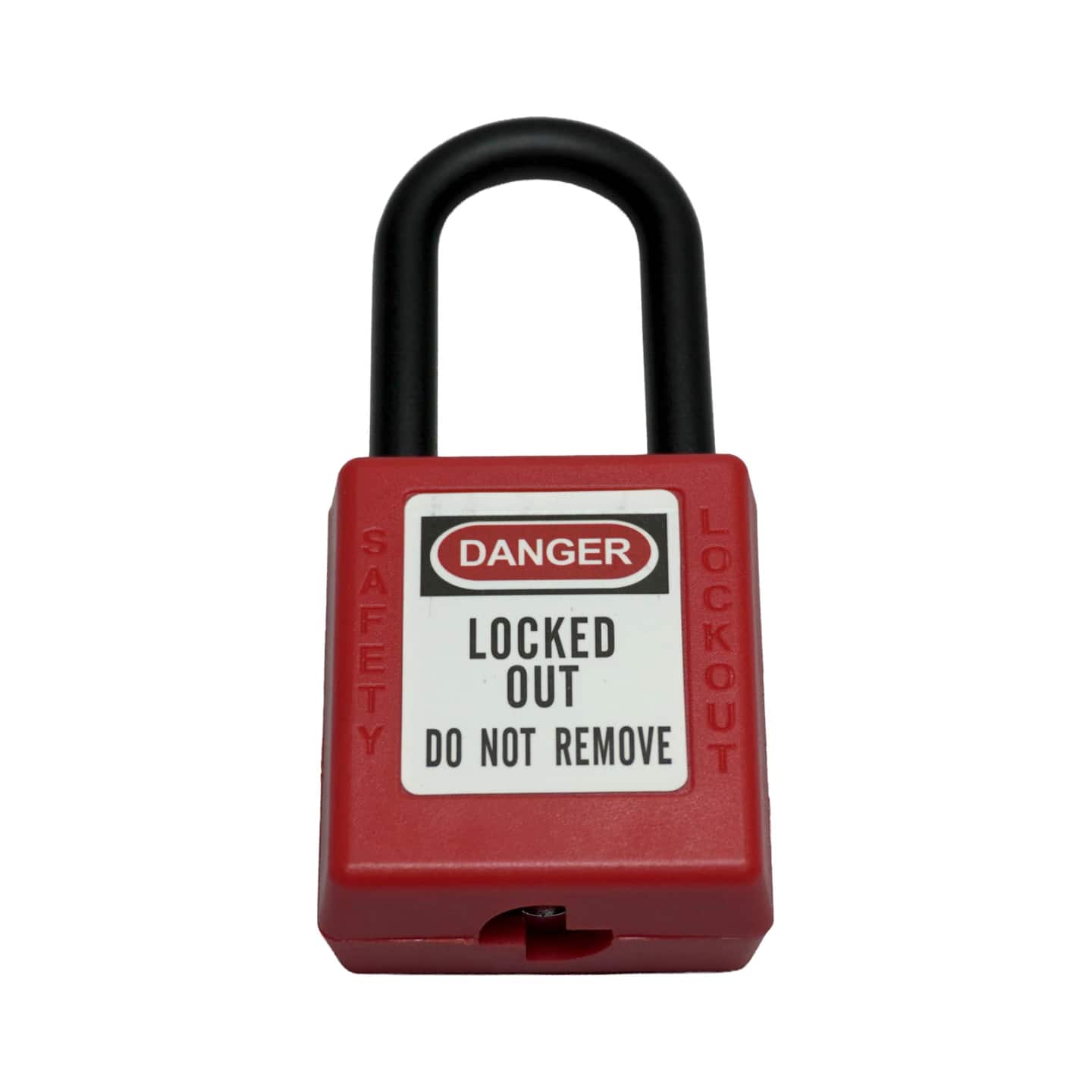 Safety Padlock - Red / Nylon Shackle product photo