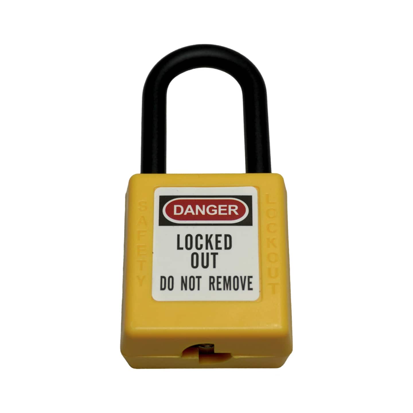 Safety Padlock - Yellow / Nylon Shackle product photo