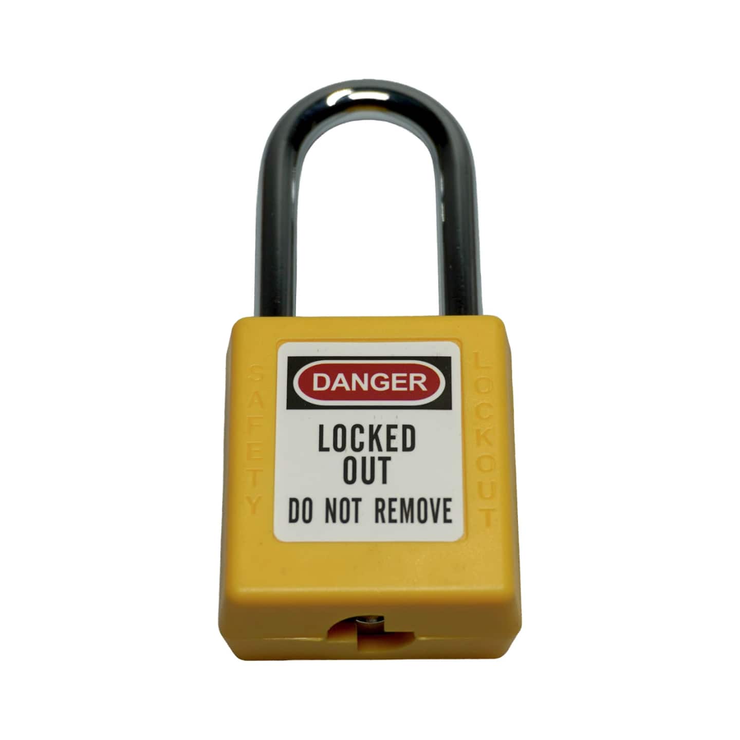 Safety Padlock - Yellow / Steel Shackle product photo